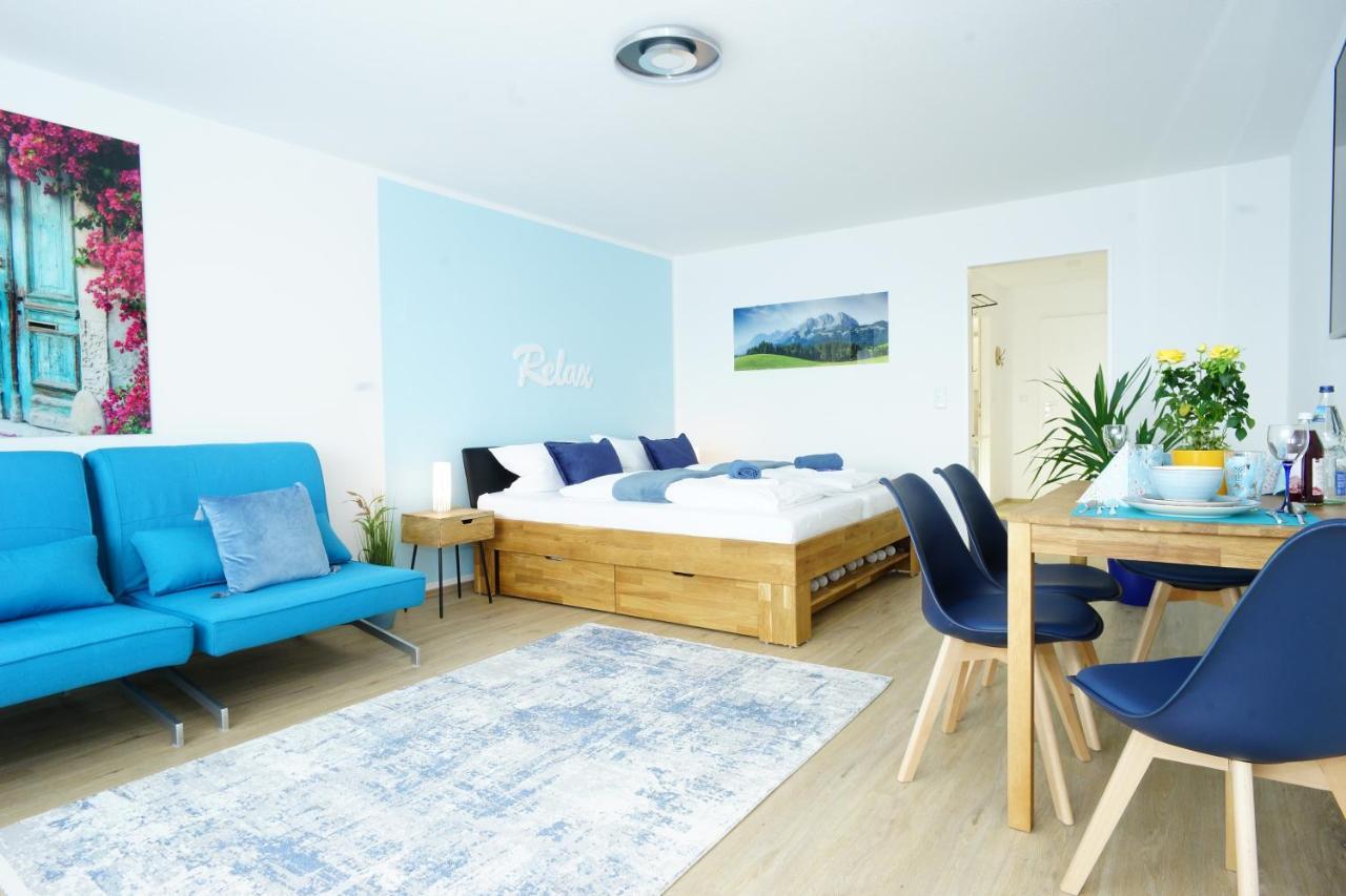 Relax - Blue Mit Pool Und Sauna Scheidegg Eksteriør bilde